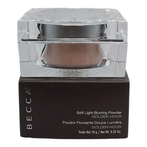 Becca Soft Light Blurring Powder Golden Hour 10g .34oz Discontinued In Box New - Picture 1 of 5