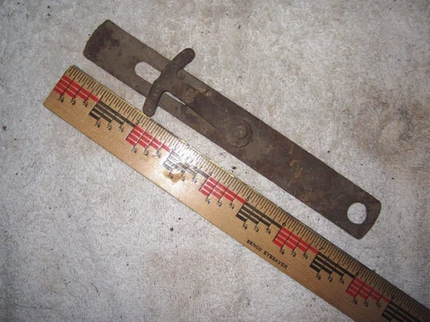 ANTIQUE VINTAGE 7 3/4" RUSTIC GATE, BARN DOOR, SHED, HOOK, LATCH, CATCH #2 Cover