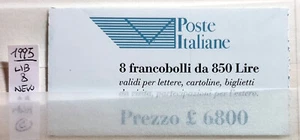 ITALY REPUBBLICA 1995 LIBRETTO 8 VALORI DA 850 LIRE NUOVO - 8 STAMPS NEW** - Foto 1 di 1