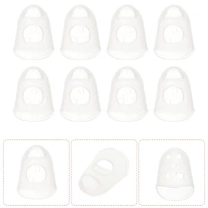 40 Pezzi Manicotti Silicone Chitarra Fingertip Protezioni Dita Protezioni Dita - Foto 1 di 10