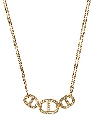 Michael Kors - Maritime Pave Gold-tone Plated Necklace  - MKJ4453710 - Image 1 of 2