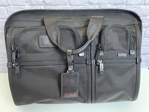 Tumi Alpha 2 Expandable Laptop Briefcase Bag Ballistic Nylon Black 26114DH - Picture 1 of 8
