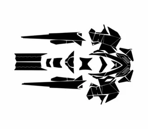 Ski Doo REV XP template vector (1/1 real scale PDF format) - Picture 1 of 2