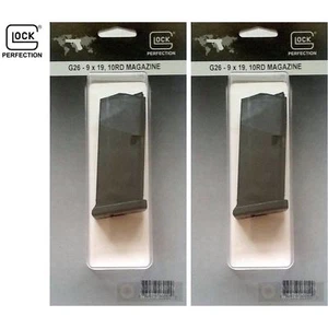 TWO GLOCK 26 G26 9mm 10-Round MAGAZINES 26010 FAST SHIP - Picture 1 of 4