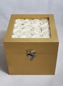 Beautiful  Small Wooden Storage Box  - Picture 1 of 8