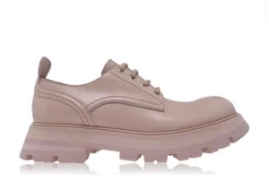 ALEXANDER McQUEEN WANDER LACE-UP DERBY WOMEN SHOES Uk Size 5 Eu 38 New - Imagen 1 de 10