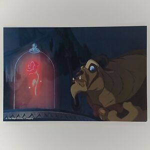 Beauty and the Beast Postcard Japan Disney Treasures Rose