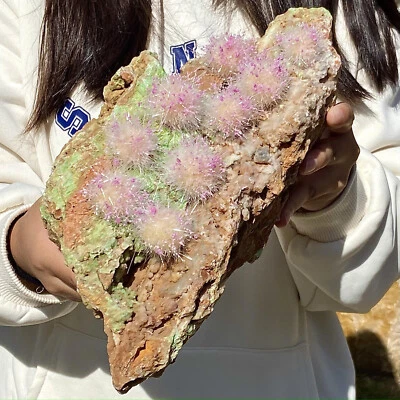 8.20LB Natural pink textured copper ore rock specimens extracted from Guizhou, C - Image 1 of 4