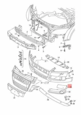 NEW AUDI TT COUPE ROADSTER COVER RIGHT 8J3 8J9 8J0807152F 8J0-807-152-F - Изображение 1 из 4