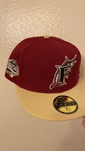 Hat Club Miami Marlins Campus Fashion FSU 7 1/8 - Picture 1 of 3