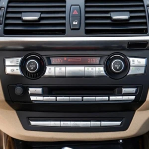 Car Center Console Air Conditioning Buttons Sequin Sticker For BMW X5 E70 X6 E71 - Picture 1 of 6