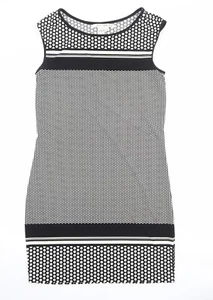 Max Studio Womens Black Polyester Blend Shift Size S Boat Neck - Picture 1 of 10