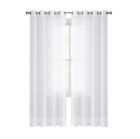 Outdoor Garden Patio Curtains Waterproof Sheer Eyelets Panels Voile Tulle Drapes