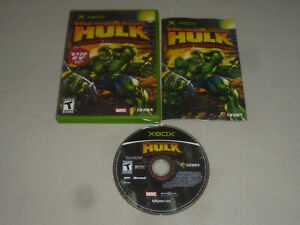 XBOX VIDEO GAME MARVEL THE INCREDIBLE HULK ULTIMATE DESTRUCTION W CASE & MANUAL 