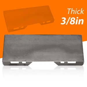 3/8" Skid Steer Mount Plate Adapter Loader Quick Attachment For Bobcat 7000LBS - Picture 1 of 14