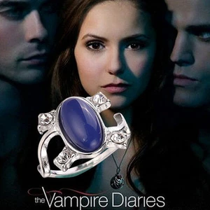 The Vampire Diaries, Elena Gilbert, Blue Lapis, Antique Silver, Daylight Ring - Picture 1 of 6