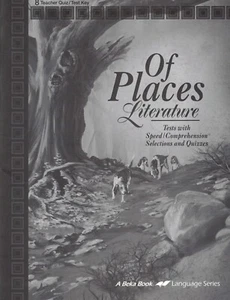 Abeka-Of Places Literature ~ 4th Edition - 8th Grade - Teacher Quiz/Test Key - Picture 1 of 1