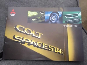 Mitsubishi Colt Space Star Accessories 03/99 Brochure IN Very Good Condition - Picture 1 of 6