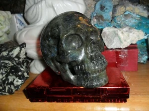 Large Labradorite Crystal Skull Exceptional and Beautiful - Bild 1 von 19