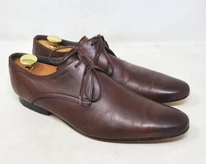 Zapatos Ted Baker para hombre Haked4 Cuero marrón con cordones Oxford EE. UU. 12 UK 11 EU 45 - Imagen 1 de 9