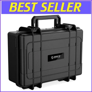 Durable 3.5 Inch HDD Storage Box with Foam & Water Resistance for Professionals - Photo 1/8