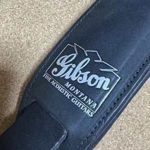 Gibson Tracolla Chitarra Pelle Nera Edizione Limitata Qualità Premium Comfort E854 - Foto 1 di 9