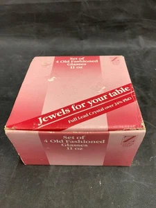 Set Of 4 Cristallerie Zwiesel Vicksburg Old Fashioned Glasses Crystal Gold Rim - Picture 1 of 6