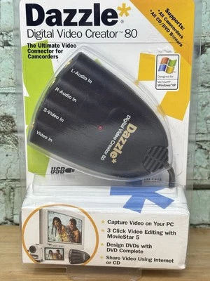 Dazzle Digital Video Creator 80 Includes Installation Disc & Guide NEW IN BOX - Image 1 of 4