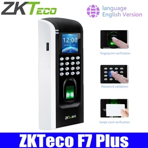 ZKTeco F7Plus TCP/IP Biométrico Huellas Dactilares Control de Acceso Asistencia Reloj de Tiempo - Imagen 1 de 13