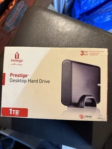 iOmega 34919 Prestige Hi-Speed USB 2.0 1TB Desktop Festplatte Brandneu - Bild 1 von 4