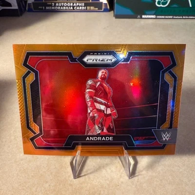 2024 WWWE Panini Prizm - Andrade - Orange Prizm /99 #44 - Image 1 of 3