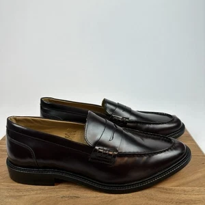 Nuevos Mocasines Para Hombre Vinny's Townee Penny Cuero Marrón Talla EU 46 US 13 M - Imagen 1 de 8