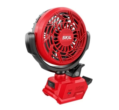 VENTILADOR DE ABRAZADERA SKIL PWRCORE FN0400D-00 12V/20V INALÁMBRICO SIN ESCOBILLAS 4" 2 VELOCIDADES Foto 1 de 4