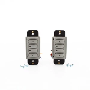 2 Hubbell Gray Low Voltage Dimmer Switches 0-10V Latching/Momentary DSC010GY - Picture 1 of 4