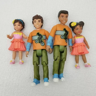 4X Loving Family Brother Sister Toddler Baby Dollhouse Play Action Figure Loose - Image 1 of 4