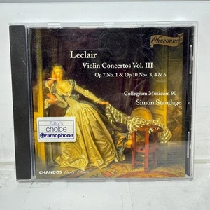 Leclair Violin Concertos Vol. III 1995 Collegium Musicum 90 Classical - Bild 1 von 2
