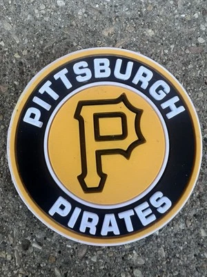 VINTAGE MLB PITTSBURGH PIRATES RUBBER STANDINGS BOARD FRIDGE MAGNET 2025 EDITION - Image 1 of 3