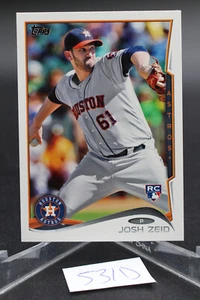 2014 Topps Series 2  Josh Zeid #542 RC Houston Astros Rookie - Picture 1 of 2