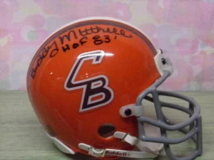 BOBBY MITCHELL SIGNED T/B CLEVELAND BROWNS M/H HOF83 RARE! RIP! - Picture 1 of 4