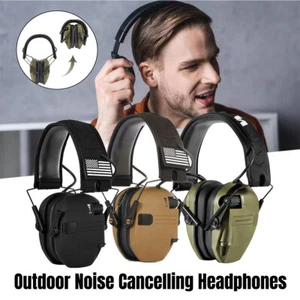 Shooting Noise Cancelling Earmuffs Professional Soundproof Headphones Outdoor AU - Picture 1 of 21
