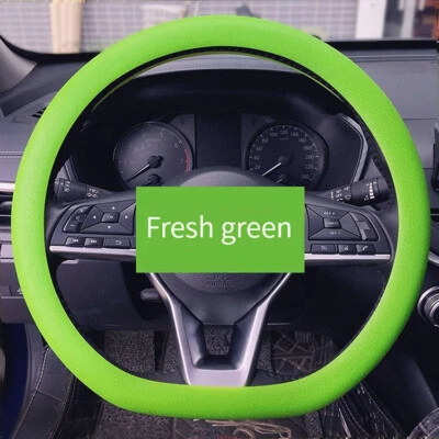 Multi-color Optional Universal Silicone Steering Wheel Cover Anti-slip Cover - Image 1 of 4