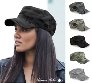 Mens Womens Camouflage Army Hat Camo Military Cadet Combat Fishing Baseball Cap - Picture 1 of 16