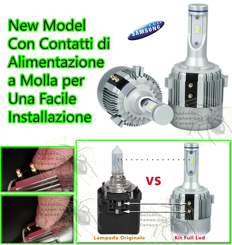 KIT FULL LED VOLKSWAG H7 12000 LM 6000K LAMPADE LED PER GOLF 6 GOLF 7 Polo 6R - Immagine 1 di 1