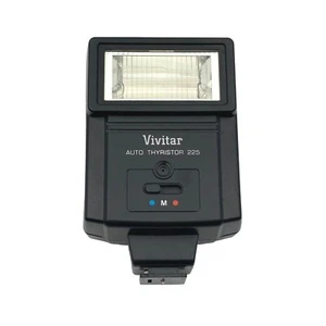 Vivitar Auto Thyristor 225 fotocamera elettronica vintage flash fotografia non testata - Foto 1 di 9