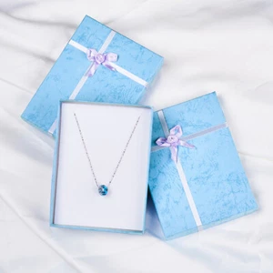 6PCS Jewelry Cardboard Boxes MediumOrchid 16x12x3cm Necklace Gift Package - Picture 1 of 6