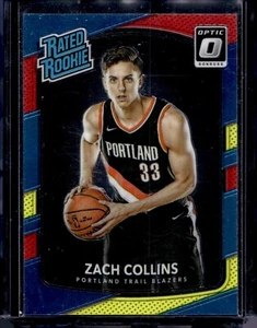Mega caja óptica Donruss 2017-18 clasificación novato rojo amarillo #191 Zach Collins RR - Imagen 1 de 2