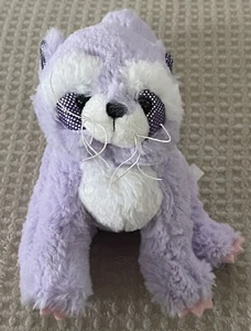 Ganz Webkinz BRILLIANT BANDIT HM626 Purple Plush Retired Raccoon - NO CODE - Picture 1 of 12