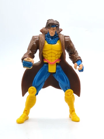 1996 Toybiz Marvel X-Men GAMBIT 5" Action Figure Energy Cover