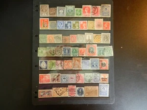 AN ECLECTIC MIX OF (57) ALL DIFFERENT *WORLDWIDE* M&U (mostly) DEFINITIVE STAMPS - Picture 1 of 1