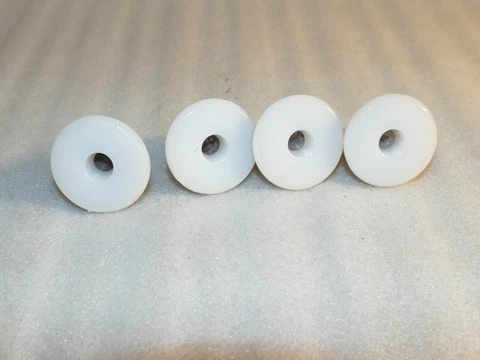 Vintage Open Box Franklin inc. nail-on swivel glides set of Four 1.25 inch Cover